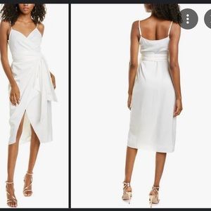 Diane Von Furstenberg White Midi Dress